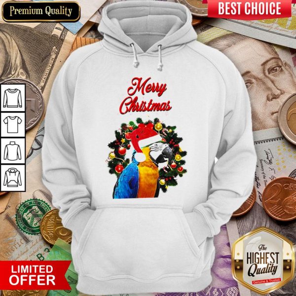 Funny Parrot Merr- Design By Viewtees.com 2Christmas Hoodie