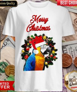 Funny Parrot Merry Christmas Shirt - Design By Viewtees.com
