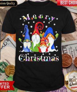 Good Merry Christmas Gnomes Snow Lights Shirt - Design By Viewtees.com