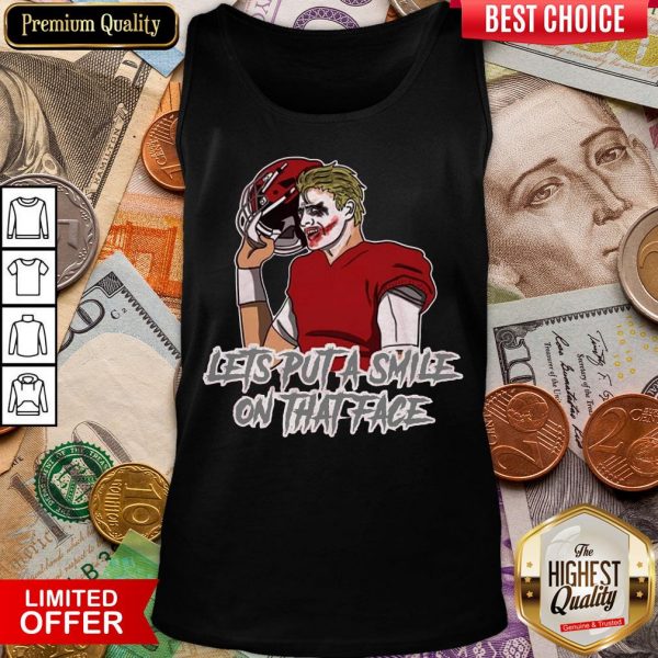 Good Put A Smile On Let’s Put A Smile On That Face Joker Tank Top - Design By Viewtees.com