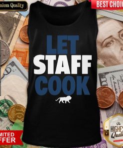 Happy Detroit Lions Let Staff Cook Tank Top - Design By Viewtees.com