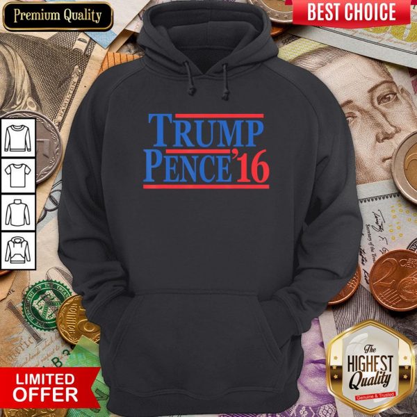 Happy Donald Trump Mike Pence 2016 Hoodie - Design By Viewtees.com