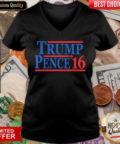 Happy Donald Trump Mike Pence 2016 V-neck - Design By Viewtees.com