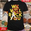 Happy Freddie Mercury We Will Rock You Queen Shirt - Design By Viewtees.com