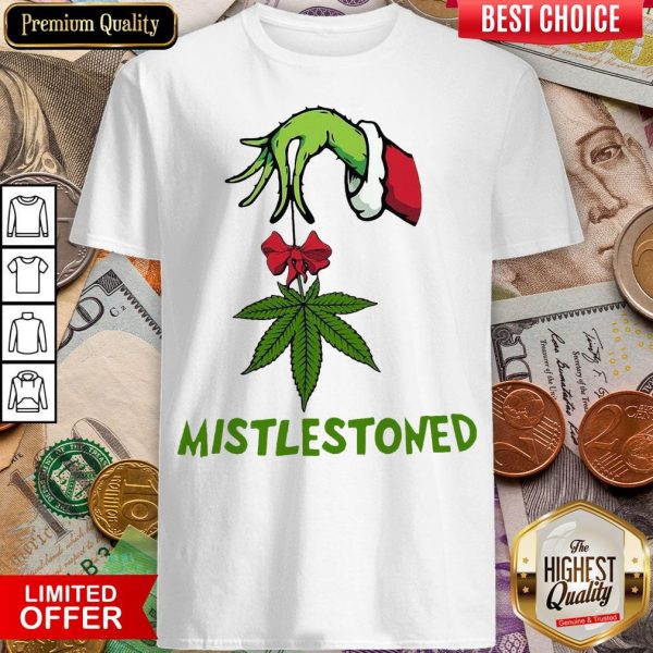 Happy Grinch Hand Mistlestoned Shirt- Design By Viewtees.com