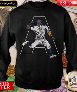 Happy Jump Acuña Atlanta Baseball Sweatshirt - Design By Viewtees.com