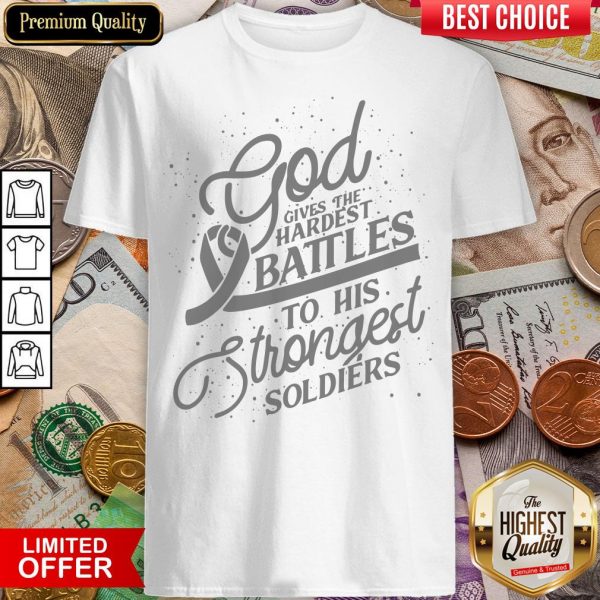 Hot Gods Strongest Soldiers Lung Cancer Awareness Shirt - Design By Viewtees.com