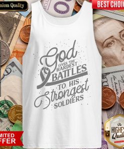 Hot Gods Strongest Soldiers Lung Cancer Awareness Tank Top - Design By Viewtees.com