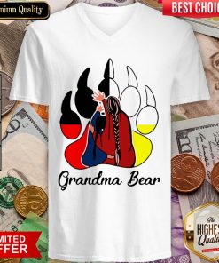 Hot Grandma Bear V-neck