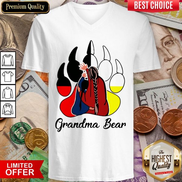 Hot Grandma Bear V-neck