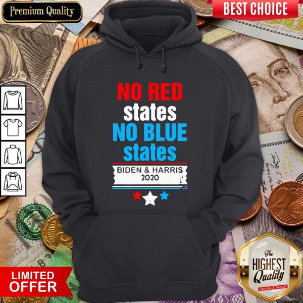 Hot Official No Red States No Blue States Biden And Harris 2020 Hoodie - Design By Viewtees.com