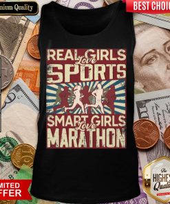 Hot Real Girls Love Sports Smart Girls Love Marathon 2020 Tank Top - Design By Viewtees.com