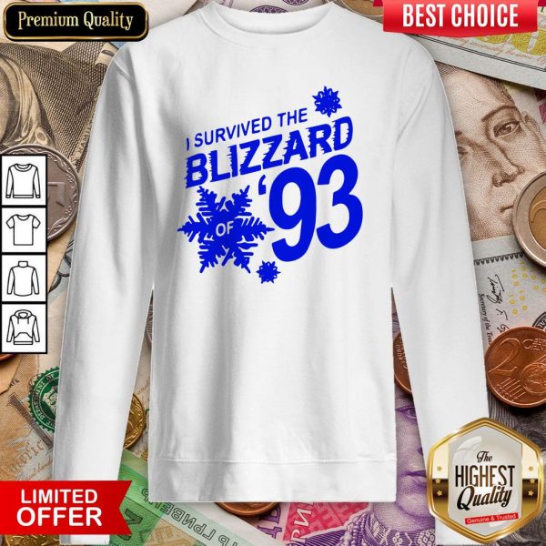 I Survived The Blizzard Of ’93 Sweatshirt
