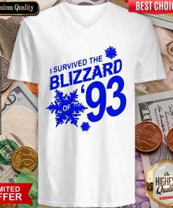 I Survived The Blizzard Of ’93 V-neck