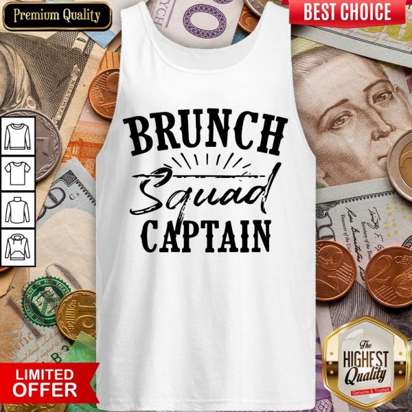 Nice Brunch Squad Captain Love Team Late Meals Tank Top - Design By Viewtees.com