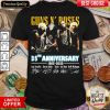 Nice Guns N’ Roses 35th Anniversary 1985 2020 Signatures Shirt - Design By Viewtees.com