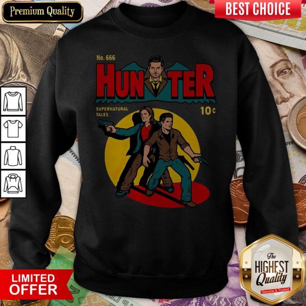 No 666 Hunter Comic Supernatural Tales Sweatshirt