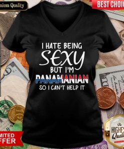 Official Being Sexy Panamanian Funny Panama V-neck - Design By Viewtees.com