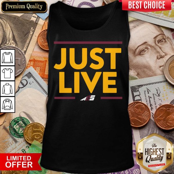 Official Just Live Tank Top - Design By Viewtees.com