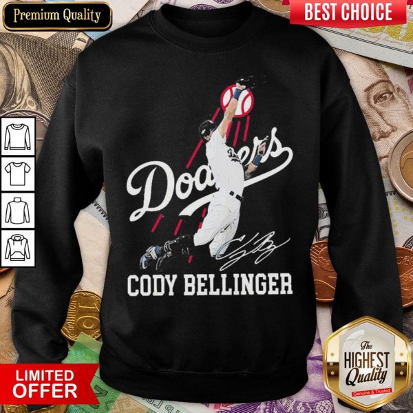 Official Los Angeles Dodgers Cody Bellinger Sweatshirt - Design By Viewtees.com