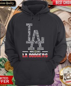 Official Los Angeles Dodgers World Series 2020 Name Player Hoodie - Design By Viewtees.com