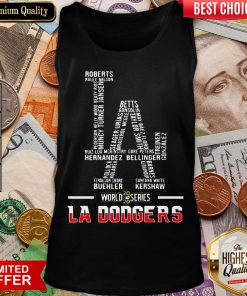 Official Los Angeles Dodgers World Series 2020 Name Player Tank Top - Design By Viewtees.com