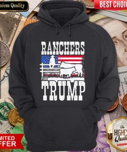 Official Ranchers For Trump 2020 Hoodie - Design By Viewtees.com