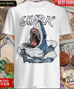 Official Shark Waiting For Bait Shirt - Design By Viewtees.com