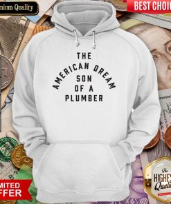 Official Simple Retro American Dream Son Of A Plumber Gift Hoodie - Design By Viewtees.com