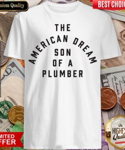 Official Simple Retro American Dream Son Of A Plumber Gift Shirt - Design By Viewtees.com