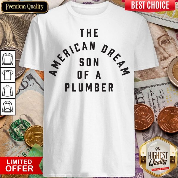Official Simple Retro American Dream Son Of A Plumber Gift Shirt - Design By Viewtees.com