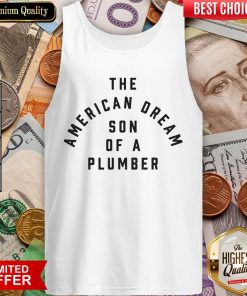 Official Simple Retro American Dream Son Of A Plumber Gift Tank Top - Design By Viewtees.com