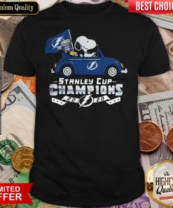 Snoopy And Woodstock Stanley Cup Champions 2020 Shirt