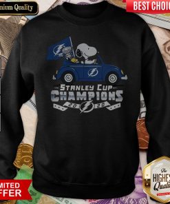 Snoopy And Woodstock Stanley Cup Champions 2020 Sweatshirt