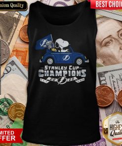 Snoopy And Woodstock Stanley Cup Champions 2020 Tank Top