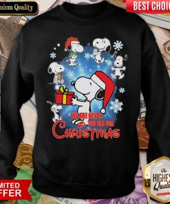 Snoopy We Are Never Too Old For Christmas Sweatshirt