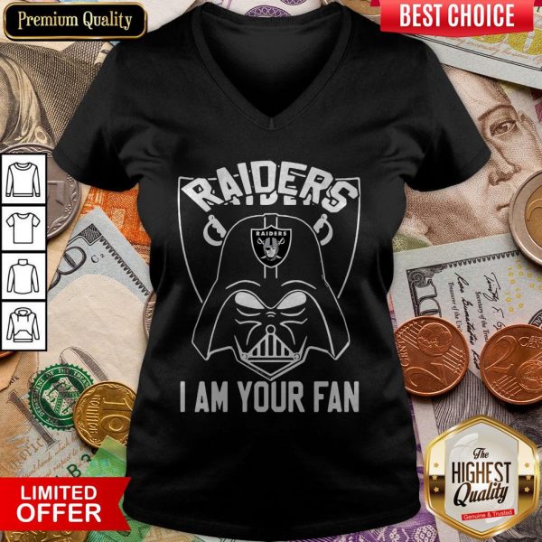 Star Wars Darth Vader Oklahoma Raiders I Am Your Fan V-neck