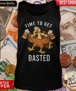 Thanksgiving Time To Get Basted Turkey Beer Tank Top