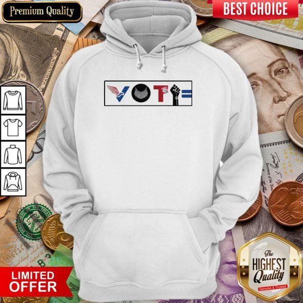 Vote For Liberty Rbg Peace Blm Equality Hoodie