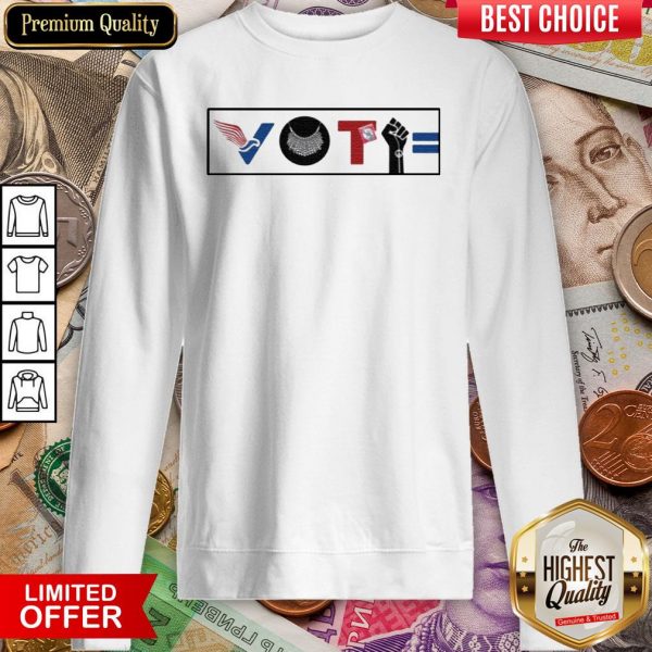Vote For Liberty Rbg Peace Blm Equality Sweatshirt
