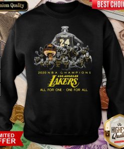 Top Kobe Bryant 2020 Nba Champion Los Angeles Lakers All For One – One For All Sweatshirt - Design By Viewtees.com