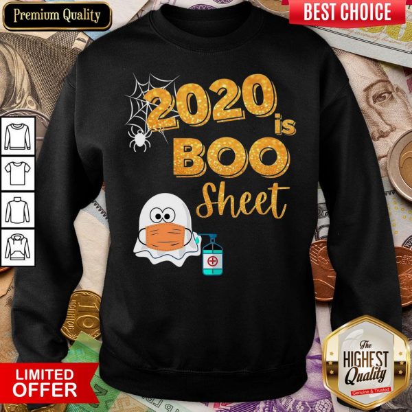 Funny 2020 Is Boo Sheet 2020 Halloween Sweatshirt - Design By Viewtees.com