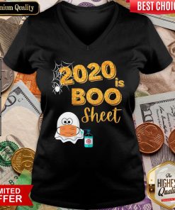 Funny 2020 Is Boo Sheet 2020 Halloween V-neck - Design By Viewtees.com