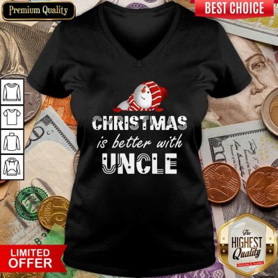 Christmas Is Better With Uncle V-neck - Design By Viewtees.com 