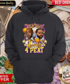 Funny Freddie Gibbs World Champs 4 Peat Hoodie - Design By Viewtees.com