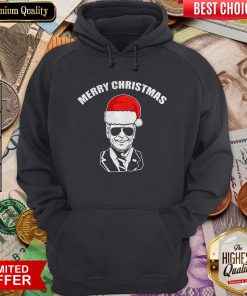Funny Joe Biden Santa Merry Christmas Hoodie - Design By Viewtees.com