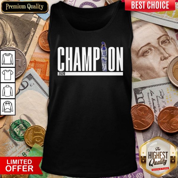 Funny Kershaw 22 Champion 2020 Tank Top - Design By Viewtees.com