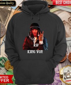 Rip King Von Hoodie - Design By Viewtees.com