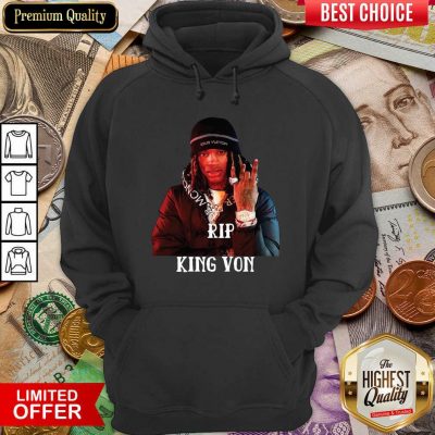 Rip King Von Hoodie - Design By Viewtees.com