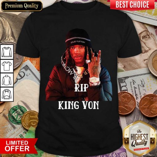 Rip King Von Shirt - Design By Viewtees.com